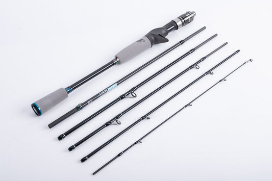 PocketRokkit 6 Piece Baitcaster (7ft - 2-4kg)